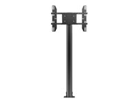 Multibrackets M Display Stand 180 Single - Ställ - för platt panel - metall, aluminium - svart - skärmstorlek: 24"-63" - monteringsgränssnitt: upp till 700 x 400 mm - monterad i golvet 7350073732401