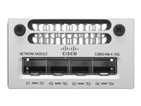 Cisco - Expansionsmodul - 10 Gigabit SFP+ / SFP (mini-GBIC) x 4 - för Catalyst 3850-12, 3850-12X48, 3850-24, 3850-48; ONE Catalyst 3850-12 C3850-NM-4-10G=