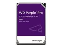 WD Purple Pro WD141PURP - Hårddisk - 14 TB - inbyggd - 3.5" - SATA 6Gb/s - 7200 rpm - buffert: 512 MB WD141PURP