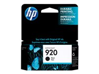 HP 920 - Svart - original - blister - bläckpatron - för Officejet 6500, 6500 E709a, 6500 E709c, 6500A, 6500A E710a, 7500A CD971AE#301