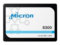 Micron 5300 MAX - SSD - krypterat - 960 GB - inbyggd - 2.5" - SATA 6Gb/s - 256 bitars AES - Self-Encrypting Drive (SED), TCG Enterprise MTFDDAK960TDT-1AW16ABYYR