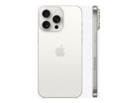 Apple iPhone 15 Pro Max - 5G smartphone - dual-SIM / Internal Memory 1 TB - OLED-skärm - 6.7" - 2796 x 1290 pixels (120 Hz) - 3 st. bakre kameror 48 MP, 12 MP, 12 MP - front camera 12 MP - vitt titan MU7H3QN/A