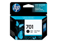 HP 701 - 17 ml - svart - original - bläckpatron - för Fax 2140, 640, 650 CC635AE