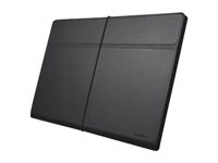 Sony SGP-CV3 - Skydd för surfplatta - genuint läder - svart - för Sony Tablet S SGPT123JP; Xperia Tablet S SGPCV3/B.AE