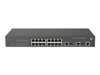 HPE 3100-16 V2 EI Switch - Switch - Administrerad - 16 x 10/100 + 2 x kombinations-Gigabit SFP - rackmonterbar JD319B#ABB