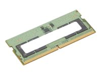 ThinkPad - DDR5 - modul - 8 GB - SO DIMM 262-pin - 4800 MHz / PC5-38400 - Campus - grön - för ThinkPad T15p Gen 3 21DA, 21DB 4X71K08906