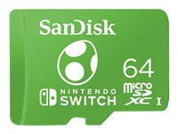 SanDisk Nintendo Switch - Flash-minneskort - 64 GB - mikroSDXC UHS-I SDSQXAO-064G-GN6ZN