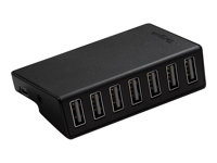 Targus 7-Port USB Desktop Hub - Hubb - 7 x USB 2.0 - skrivbordsmodell ACH115EU