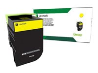 Lexmark 702Y - Gul - original - tonerkassett LCCP, LRP - för Lexmark CS310dn, CS310n, CS410dn, CS410dtn, CS410n, CS510de, CS510dte 70C20Y0