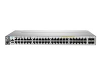 HPE Aruba 3800-48G-PoE+-4SFP+ - Switch - L3 - Administrerad - 48 x 10/100/1000 (PoE) + 4 x 10 Gigabit Ethernet / 1 Gigabit Ethernet SFP+ - rackmonterbar - PoE J9574A#ABB