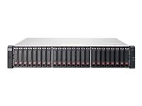 HPE Modular Smart Array 2040 SAN Dual Controller SFF Storage - Hårddiskarray - 24 fack ( SAS-2 ) - 8Gb Fibre Channel, 16Gb Fibre Channel (extern) - kan monteras i rack - 2U C8R15A