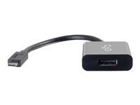 C2G USB C to DisplayPort Adapter Converter - USB Type C to DisplayPort Black - Extern videoadapter - USB 3.1 - DisplayPort - svart 80521