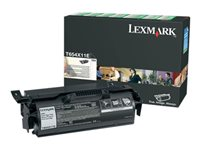 Lexmark - Extra lång livslängd - svart - original - tonerkassett LCCP, LRP - för Lexmark T654dn, T654dtn, T654n, T656dne T654X11E