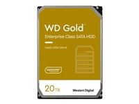 WD Gold WD201KRYZ - Hårddisk - 20 TB - inbyggd - 3.5" - SATA 6Gb/s - 7200 rpm - buffert: 512 MB WD201KRYZ