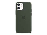 Apple - Baksidesskydd för mobiltelefon - med MagSafe - silikon - cyperngrön - för iPhone 12 mini MHKR3ZM/A