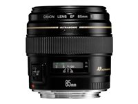 Canon EF - Teleobjektiv - 85 mm - f/1.8 USM - Canon EF - för EOS 1000, 1D, 50, 500, 5D, 7D, Kiss F, Kiss X2, Kiss X3, Rebel T1i, Rebel XS, Rebel XSi 2519A012