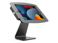 Compulocks iPad Mini 8.3" Space Enclosure Rotating Counter Stand - Monteringssats (fot för stativ, hölje) - för surfplatta - roterande inhägnad - låsbar - höggradig aluminium - svart - skärmstorlek: 8.3" - monteringsgränssnitt: 100 x 100 mm - bänkskiva - för Apple iPad mini (6:e generation) 303B830IPMSB