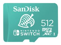 SanDisk Nintendo Switch - Flash-minneskort - 512 GB - UHS-I U3 / Class10 - mikroSDXC UHS-I SDSQXAO-512G-GNCZN