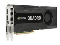 NVIDIA Quadro K5000 - Grafikkort - Quadro K5000 - 4 GB GDDR5 - PCIe 2.0 x16 - 2 x DVI, 2 x DisplayPort - för Workstation Z420, Z620, Z820 C2J95AA