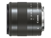 Canon EF-M - Zoomlins - 18 mm - 55 mm - f/3.5-5.6 IS STM - Canon EF-M - för EOS Kiss M, Kiss M2, M, M10, M100, M2, M200, M3, M5, M50, M50 Mark II, M6, M6 Mark II 5984B005