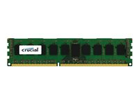 Crucial - DDR3 - modul - 8 GB - DIMM 240-pin - 1600 MHz / PC3-12800 - CL11 - 1.5 V - registrerad - ECC CT102472BB160B