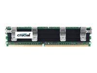 Crucial - DDR2 - modul - 4 GB - FB-DIMM 240-pin - 667 MHz / PC2-5300 - CL5 - Fullt buffrat - ECC CT51272AP667