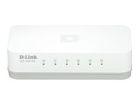 Dlinkgo 5-Port Fast Ethernet Easy Desktop Switch GO-SW-5E - Switch - 5 x 10/100 - skrivbordsmodell GO-SW-5E/E