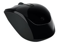 Microsoft Wireless Mobile Mouse 3500 - Mus - höger- och vänsterhänta - optisk - 3 knappar - trådlös - 2.4 GHz - trådlös USB-mottagare - svart GMF-00042