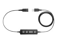 Jabra LINK 260 - Headset-adapter - USB hane till Snabburkoppling - för BIZ 2300 Duo, 2300 MS QD Mono, 2300 QD Mono, 2400 Duo, 2400 Mono Headband 260-09