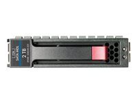 HPE Midline - Hårddisk - 2 TB - SATA 3Gb/s - 7200 rpm - för Modular Smart Array P2000, P2000 3.5-in, P2000 G3 AW556B