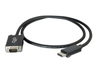 C2G DisplayPort Male to VGA Male Adapter Cable - DisplayPort-kabel - DisplayPort (hane) till HD-15 (VGA) (hane) - 3 m - svart 84333