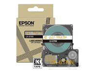 Epson LabelWorks LK-6TKN - Metallisk - guld på transparent - Rulle (2,4 cm x 9 m) 1 kassett(er) hängande låda - bandpatron - för LabelWorks LW-C610 C53S672098