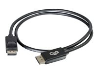 C2G 3ft Ultra High Definition DisplayPort Cable with Latches - 8K DisplayPort Cable - M/M - DisplayPort-kabel - DisplayPort (hane) till DisplayPort (hane) - 91.4 cm - sprintlåsning - svart 54400