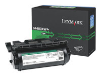 Lexmark - Extra lång livslängd - svart - original - tonerkassett - för Lexmark T644, T644dn, T644dtn, T644n, T644tn 64480XW