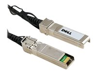 Dell Networking 40GbE QSFP+ to 4 x 10GbE SFP+ - Nätverkskabel - SFP+ till QSFP+ - 5 m - passiv - för PowerSwitch S4112, S5212, S5224; Networking S5224, X1026, X1052; PowerSwitch S5212 470-AAXH