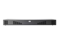 HPE IP Console G2 Switch with Virtual Media and CAC 4x1Ex32 - Omkopplare för tangentbord/video/mus - 32 x KVM port(s) - 1 lokal användare - 4 IP-användare - skrivbordsmodell - för HPE 10XXX G2, 600, 800; Advanced Series Racks 42U 600; ProLiant DL20 Gen9, e2000 G6; Rack AF622A