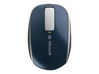 Microsoft Sculpt Touch Mouse - Mus - höger- och vänsterhänta - optisk - 3 knappar - trådlös - Bluetooth - åskmolnsgrå 6PL-00001