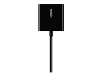 Belkin Universal HDMI to VGA Adapter with Audio - Videokonverterare - HDMI - VGA B2B137-BLK