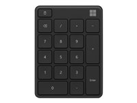 Microsoft Number Pad - Tangentsats - trådlös - Bluetooth 5.0 - mattsvart 23O-00012