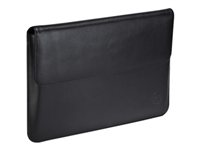 Dell Leather Sleeve - Fodral för bärbar dator - 13" - svart - för XPS 13, 13 (9333), 13 (9343), 13 (L321X), 13 (L322X), M1330 460-11908