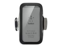 Belkin Slim Fit Armband - Armband för mobiltelefon - neopren - svart - för Samsung Galaxy S4 F8M558BTC00