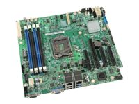 Intel Server Board S1200V3RPS - Moderkort - micro ATX - LGA1150-uttag - C222 Chipuppsättning - USB 3.0 - 2 x Gigabit LAN - inbyggda grafiken DBS1200V3RPS