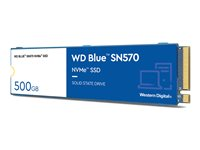 WD Blue SN570 NVMe SSD WDS500G3B0C - SSD - 500 GB - inbyggd - M.2 2280 - PCIe 3.0 x4 (NVMe) WDS500G3B0C