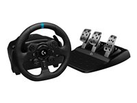 Logitech G923 - Ratt- och pedaluppsättning - kabelansluten - svart - för PC, Sony PlayStation 4 941-000150