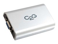 C2G USB to VGA Adapter - Extern videoadapter - USB 2.0 - D-Sub - grå 81638