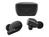 Belkin SoundForm Rise - True wireless-hörlurar med mikrofon - inuti örat - Bluetooth - svart AUC004BTBK