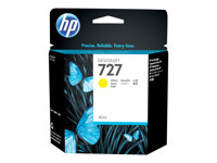 HP 727 - 40 ml - gul - original - bläckpatron - för DesignJet T1500, T1530, T2500, T2530, T920, T930 B3P15A