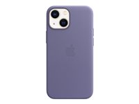 Apple - Baksidesskydd för mobiltelefon - med MagSafe - läder - blåregn - för iPhone 13 mini MM0H3ZM/A