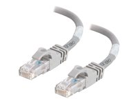 C2G Cat6 Booted Unshielded (UTP) Network Patch Cable - Patch-kabel - RJ-45 (hane) till RJ-45 (hane) - 100 m - UTP - CAT 6 - formpressad, hakfri, tvinnad - grå 83377