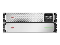 APC Smart-UPS On-Line SRTL1000RM4UXLI - UPS (kan monteras i rack) (hög densitet) - AC 220/230 V - 900 Watt - 1000 VA - litiumjon - Ethernet, RS-232, USB - utgångskontakter: 8 - 4U - 1.83 m sladd - svart med främre avfasning i silver SRTL1000RM4UXLI